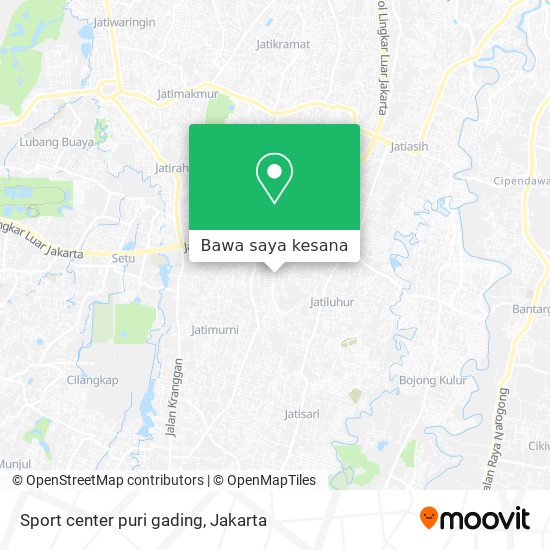 Peta Sport center puri gading