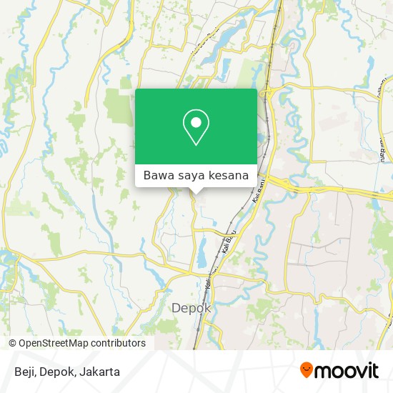 Peta Beji, Depok