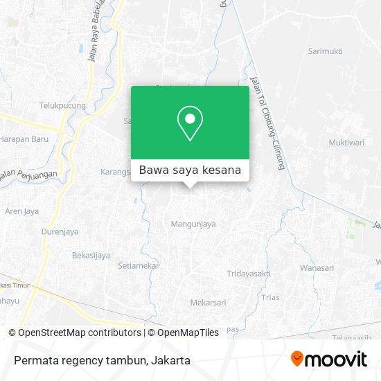 Peta Permata regency tambun