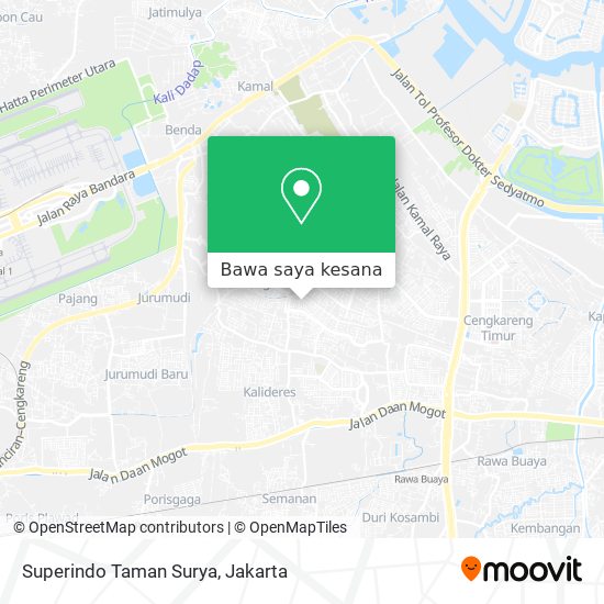 Peta Superindo Taman Surya