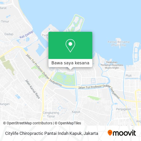 Peta Citylife Chiropractic Pantai Indah Kapuk