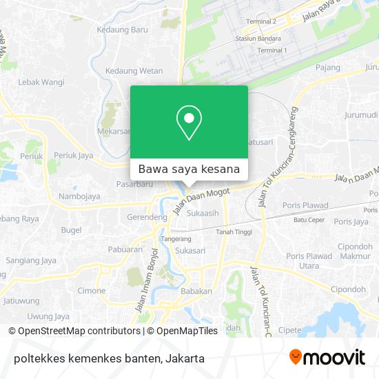 Peta poltekkes kemenkes banten