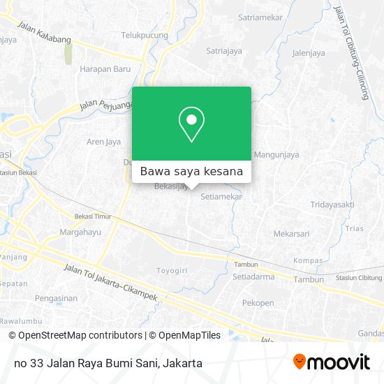 Peta no 33 Jalan Raya Bumi Sani