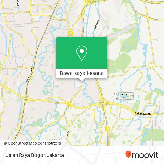 Peta Jalan Raya Bogor