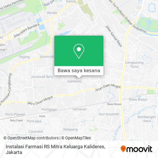 Peta Instalasi Farmasi RS Mitra Keluarga Kalideres