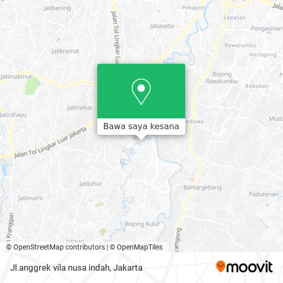 Peta Jl.anggrek vila nusa indah
