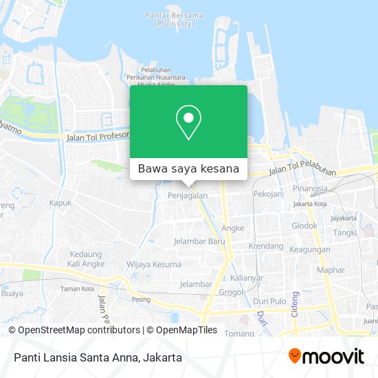 Peta Panti Lansia Santa Anna