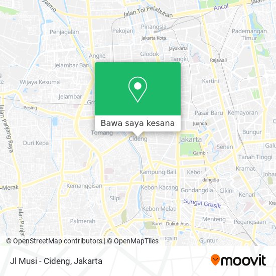 Peta Jl Musi - Cideng