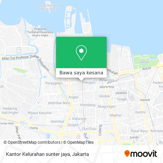Peta Kantor Kelurahan sunter jaya