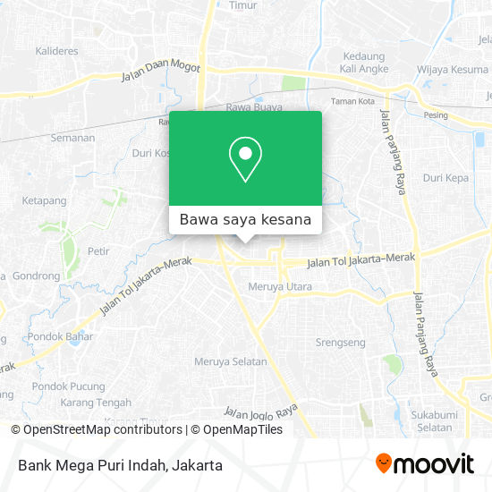 Peta Bank Mega Puri Indah