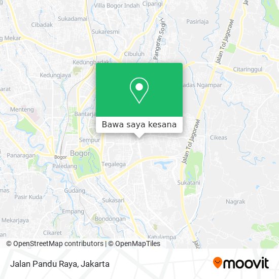 Peta Jalan Pandu Raya