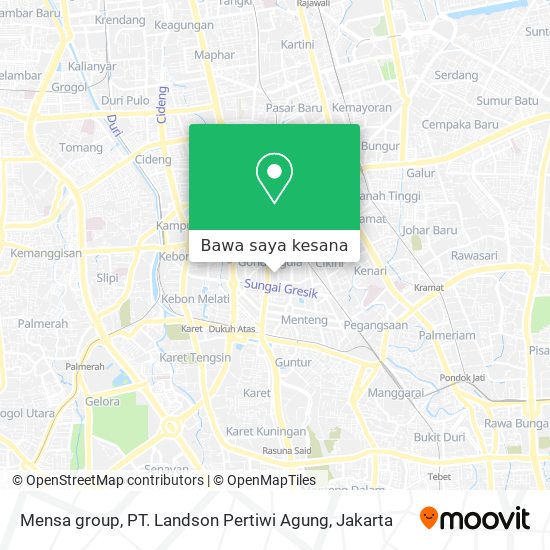 Peta Mensa group, PT. Landson Pertiwi Agung