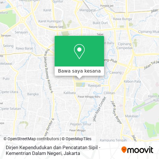Peta Dirjen Kependudukan dan Pencatatan Sipil - Kementrian Dalam Negeri