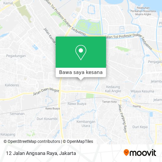 Peta 12 Jalan Angsana Raya