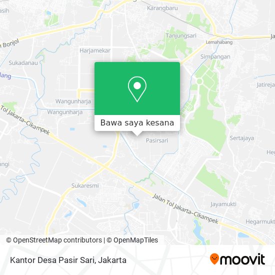 Peta Kantor Desa Pasir Sari