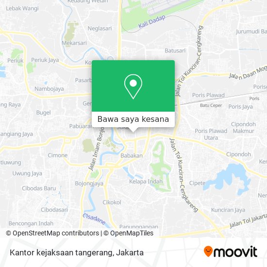 Peta Kantor kejaksaan tangerang