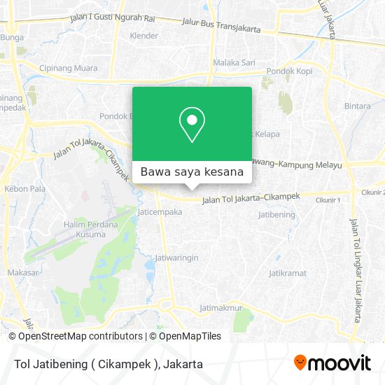 Peta Tol Jatibening ( Cikampek )