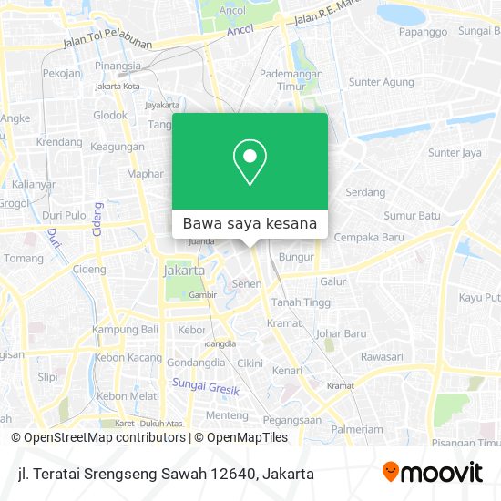 Peta jl. Teratai Srengseng Sawah 12640