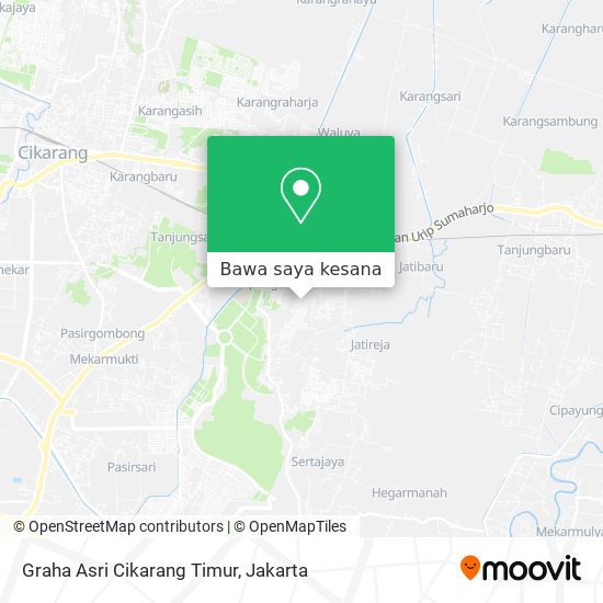 Peta Graha Asri Cikarang Timur