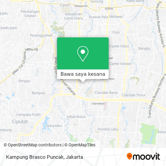 Peta Kampung Brasco Puncak