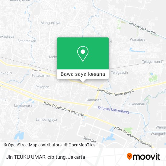Peta Jln TEUKU UMAR, cibitung