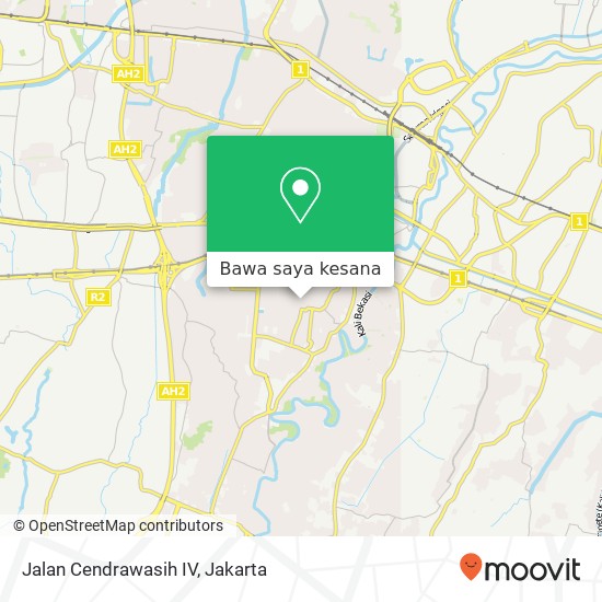 Peta Jalan Cendrawasih IV