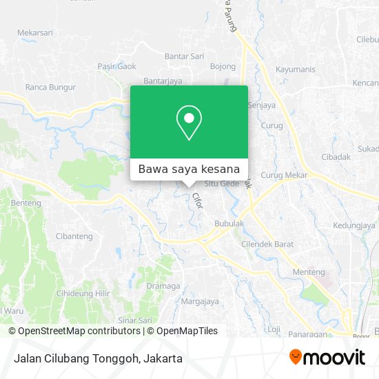 Peta Jalan Cilubang Tonggoh