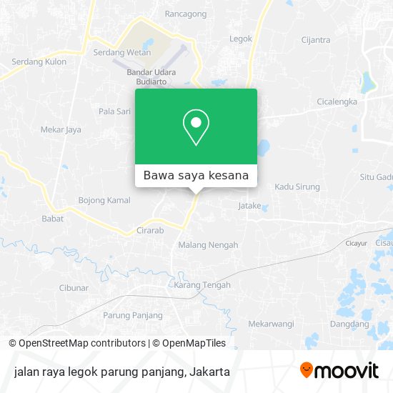 Peta jalan raya legok parung panjang