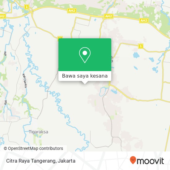 Peta Citra Raya Tangerang