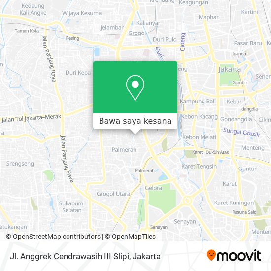 Peta Jl. Anggrek Cendrawasih III Slipi