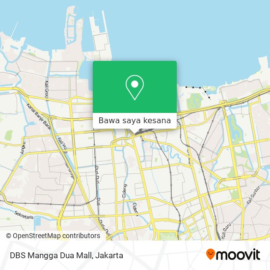 Peta DBS Mangga Dua Mall