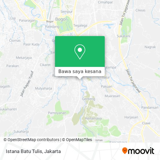 Peta Istana Batu Tulis