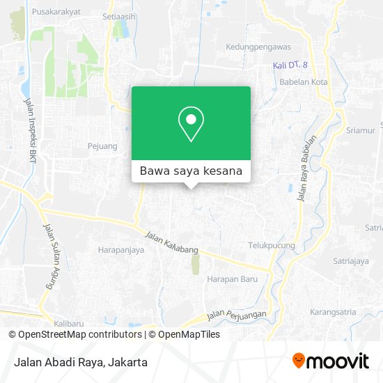 Peta Jalan Abadi Raya