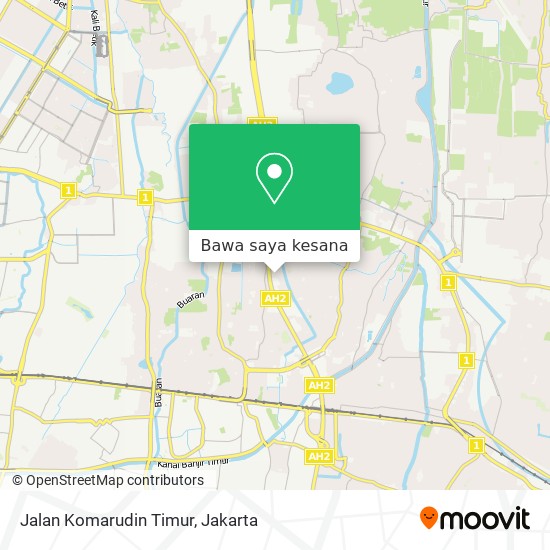 Peta Jalan Komarudin Timur