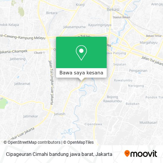 Peta Cipageuran Cimahi bandung jawa barat