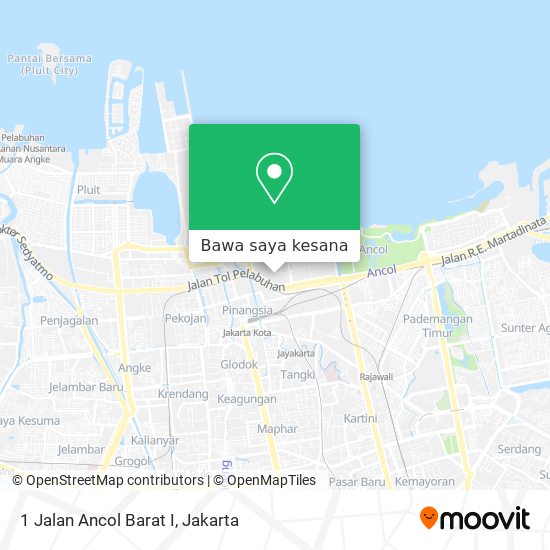 Peta 1 Jalan Ancol Barat I