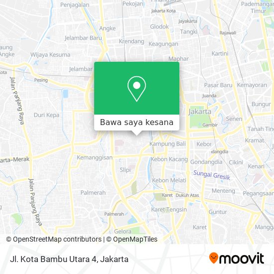 Peta Jl. Kota Bambu Utara 4