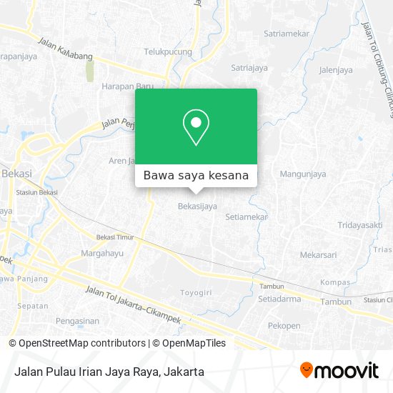 Peta Jalan Pulau Irian Jaya Raya