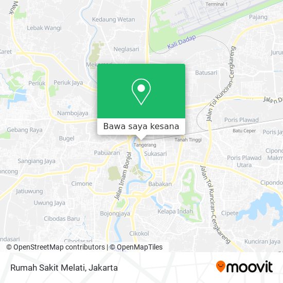 Peta Rumah Sakit Melati