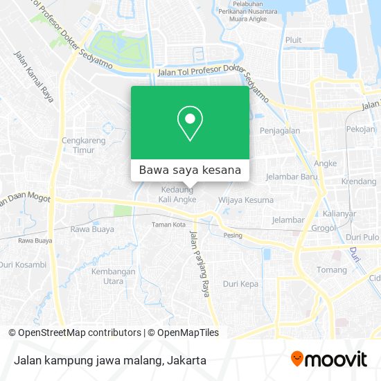 Peta Jalan kampung jawa malang