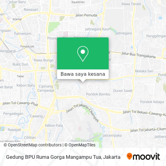 Peta Gedung BPU Ruma Gorga Mangampu Tua