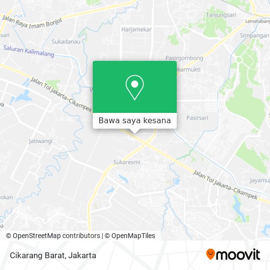 Peta Cikarang Barat