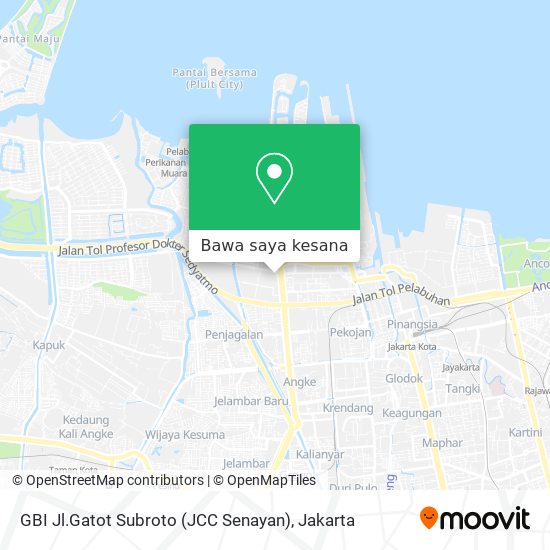 Peta GBI Jl.Gatot Subroto (JCC Senayan)