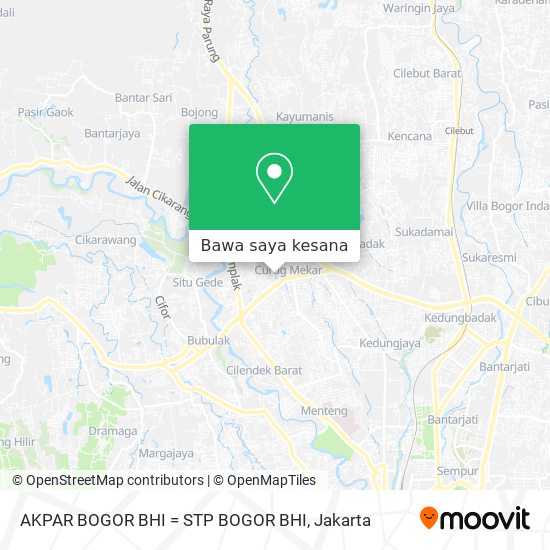 Peta AKPAR BOGOR BHI = STP BOGOR BHI