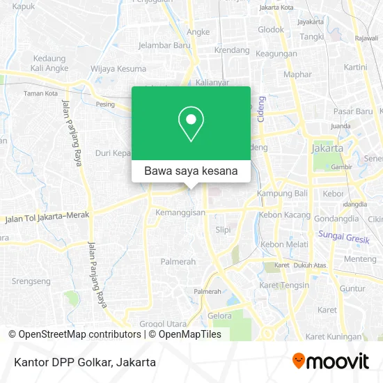 Peta Kantor DPP Golkar