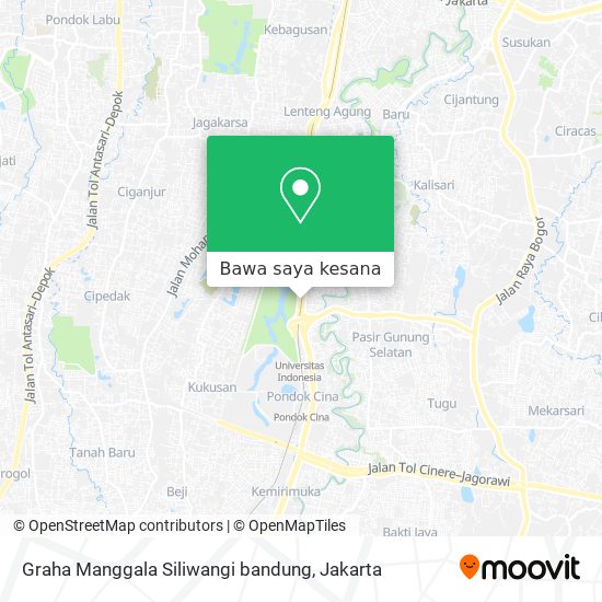 Peta Graha Manggala Siliwangi bandung