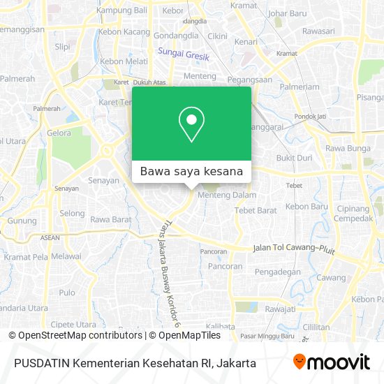Peta PUSDATIN Kementerian Kesehatan RI