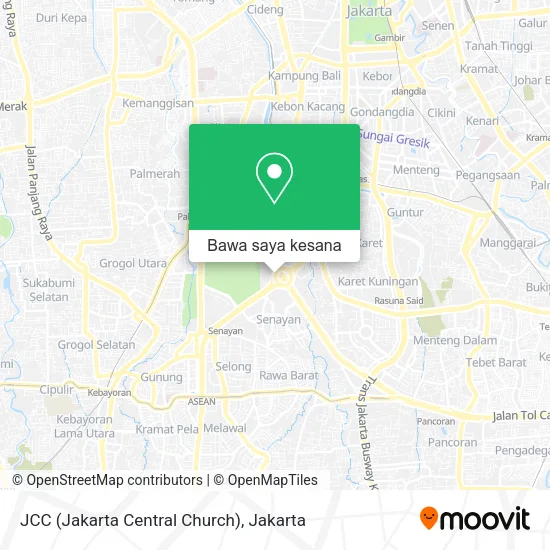 Peta JCC (Jakarta Central Church)