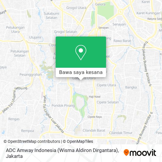 Peta ADC Amway Indonesia (Wisma Aldiron Dirgantara)