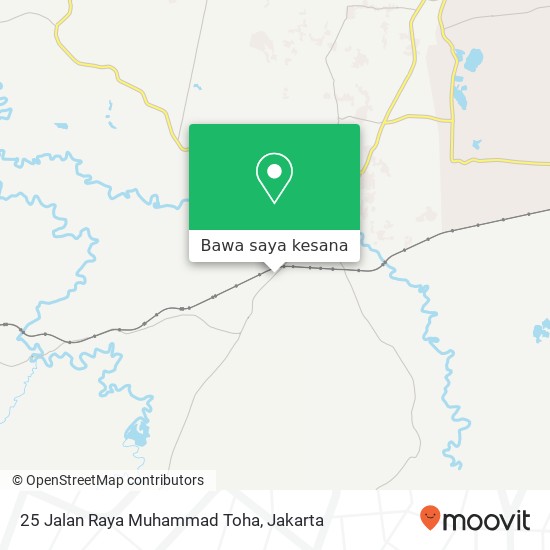 Peta 25 Jalan Raya Muhammad Toha